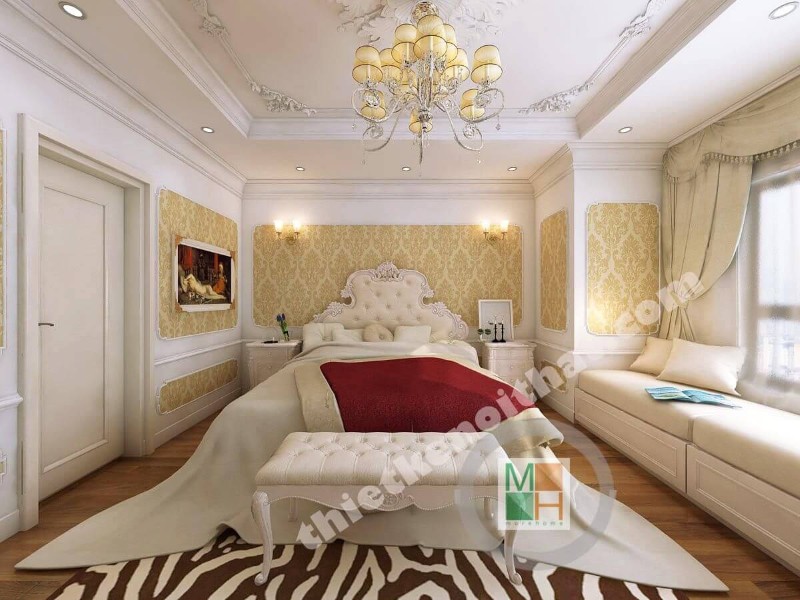 Thiết kế nội thất chung cư timescity tân cổ điển